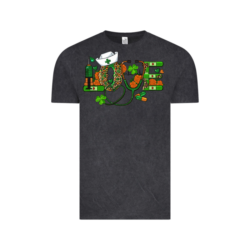 St Patricks Day Love Nurse Vintage Tee by RanaPortraitStore | Teevron