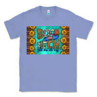 Colony Blue boom bitch get out the way skinny metal can holder Classic Tee - HRA Design Shop