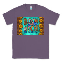 Lavender boom bitch get out the way skinny metal can holder Classic Tee - HRA Design Shop