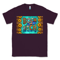 Plum boom bitch get out the way skinny metal can holder Classic Tee - HRA Design Shop