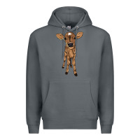 Rock baby cow Premium Hoodie - NancyCooperArtShop