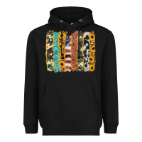 Black western brushstroke Heavyweight Hoodie - AdoDesignShop