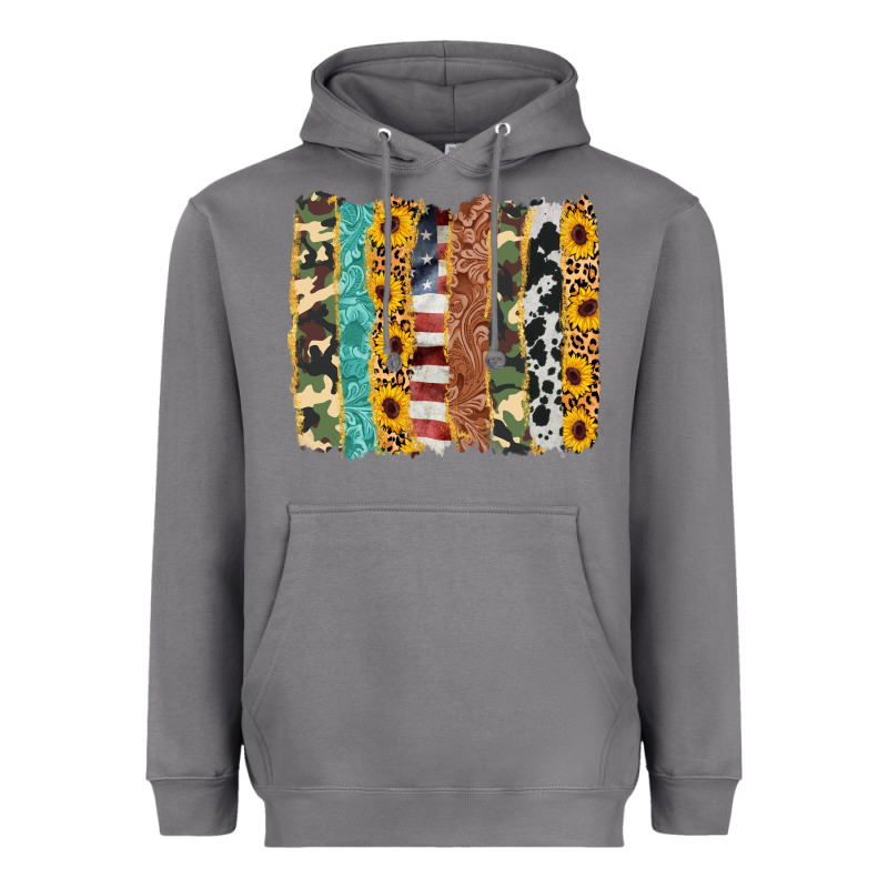 Western Brushstroke Heavyweight Hoodie by AdoDesignShop | Teevron