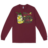 Burgundy when life gives you lemons add sugar Long Sleeve Tee - SublimationCraftShop