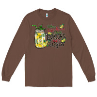 Chestnut when life gives you lemons add sugar Long Sleeve Tee - SublimationCraftShop
