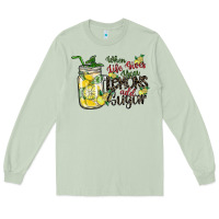 Matcha when life gives you lemons add sugar Long Sleeve Tee - SublimationCraftShop