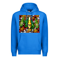 True Royal beer bottles with golden snow Premium Hoodie - AdoDesignShop