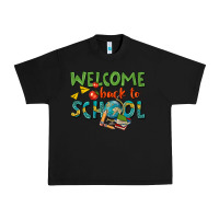 Black welcome back to school Urban Heavy Tee - texasbilliewilder