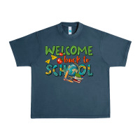 Midnight Navy welcome back to school Urban Heavy Tee - texasbilliewilder