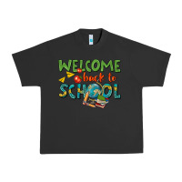 Pigment Black welcome back to school Urban Heavy Tee - texasbilliewilder