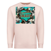 Pale Pink western beautiful crazy Premium Sweatshirt - BarkalooDesign