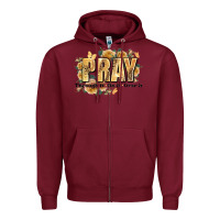 Burgundy pray through it on it and over it Zipper Hoodie - JahusDesignShop