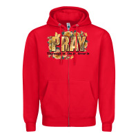 Red pray through it on it and over it Zipper Hoodie - JahusDesignShop