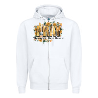 White pray through it on it and over it Zipper Hoodie - JahusDesignShop