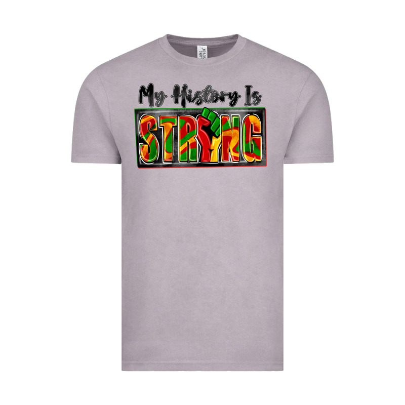 My History Is Strong Vintage Tee by Zillion Design Studio | Teevron