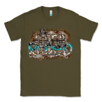 Army Green deer rodeo Classic Tee - SublimationCraftShop