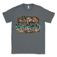 Charcoal Heather deer rodeo Classic Tee - SublimationCraftShop