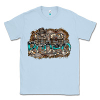 Dusty Blue deer rodeo Classic Tee - SublimationCraftShop