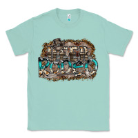 Seafoam deer rodeo Classic Tee - SublimationCraftShop