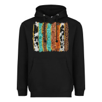 Black western brushstroke Heavyweight Hoodie - AdoDesignShop