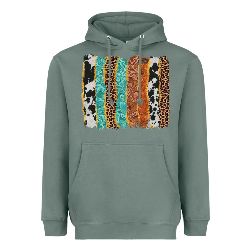 Western Brushstroke Heavyweight Hoodie by AdoDesignShop | Teevron