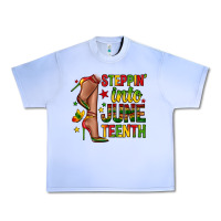 Grape Ice steppin into juneteenth Urban Heavy Tee - Zillion Design Studio