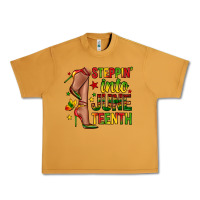 Peanut Butter steppin into juneteenth Urban Heavy Tee - Zillion Design Studio