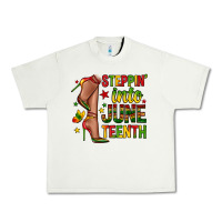 Pistachio steppin into juneteenth Urban Heavy Tee - Zillion Design Studio