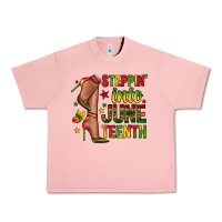Salmon steppin into juneteenth Urban Heavy Tee - Zillion Design Studio