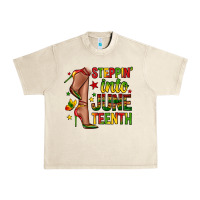 Sandshell steppin into juneteenth Urban Heavy Tee - Zillion Design Studio