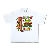 White steppin into juneteenth Urban Heavy Tee - Zillion Design Studio