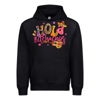 Black hola bitchachos mexico cinco de mayo Urban Hoodie - LillyAllenDesigns