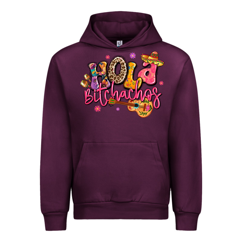 Hola Bitchachos Mexico Cinco De Mayo Urban Hoodie by LillyAllenDesigns | Teevron