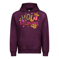 Mauve Wine hola bitchachos mexico cinco de mayo Urban Hoodie - LillyAllenDesigns