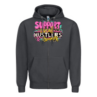 Smoke support local hustlers and dreamers Zipper Hoodie - JahusDesignShop