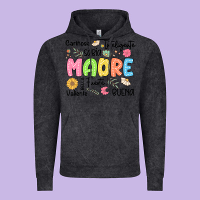 Madre Spanish Mothers Day Vintage Hoodie Designed By Jahusdesignshop