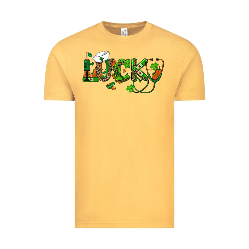 St Patricks Day Lucky Nurse Vintage Tee by RanaPortraitStore | Teevron