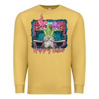 Antique Gold happy easter gnomes farm truck Premium Sweatshirt - Jasminsmagicworld