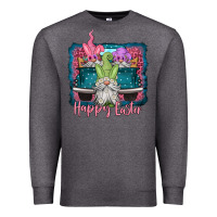 Charcoal Heather happy easter gnomes farm truck Premium Sweatshirt - Jasminsmagicworld