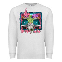 Oatmeal Heather happy easter gnomes farm truck Premium Sweatshirt - Jasminsmagicworld