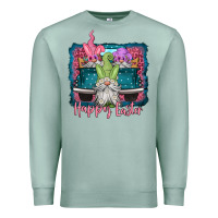Seafoam happy easter gnomes farm truck Premium Sweatshirt - Jasminsmagicworld