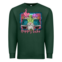 Sports Green happy easter gnomes farm truck Premium Sweatshirt - Jasminsmagicworld