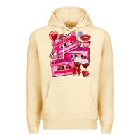 Pina Colada valentines day cassette Premium Hoodie - NancyCooperArtShop
