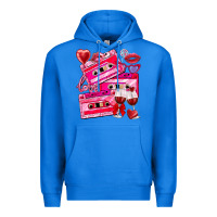 True Royal valentines day cassette Premium Hoodie - NancyCooperArtShop