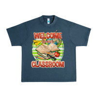 Midnight Navy welcome to our classroom Urban Heavy Tee - texasbilliewilder