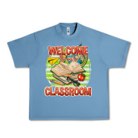 Pebble Blue welcome to our classroom Urban Heavy Tee - texasbilliewilder