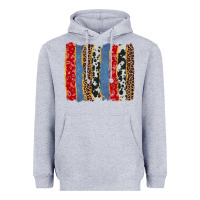 Heather Grey western brushstroke Heavyweight Hoodie - AdoDesignShop