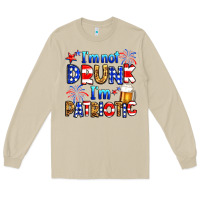 Mushroom I'm not drunk I'm patriotic Long Sleeve Tee - Neo Western
