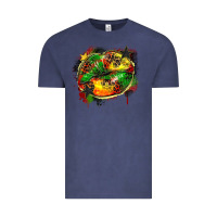 Vintage Denim juneteenth lips Vintage Tee - Zillion Design Studio