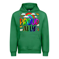 Emerald proud ally Urban Hoodie - LillyAllenDesigns